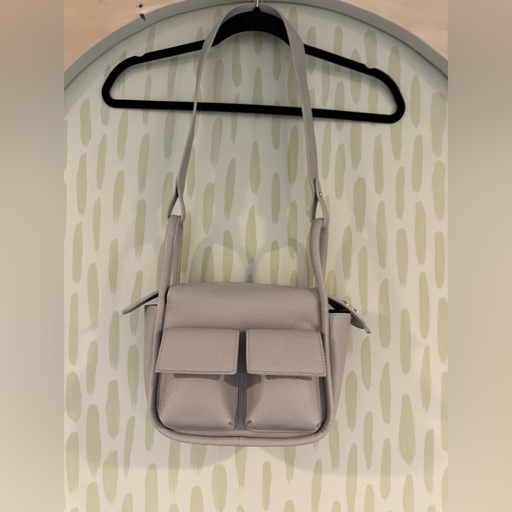 Grey Shoulder Bag